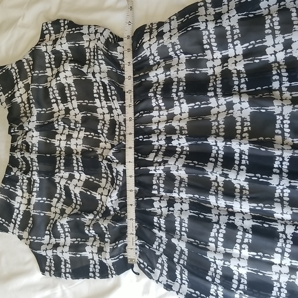 AGB Black & White Tank Dress EUC - Picture 7 of 9